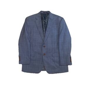 Ralph Lauren 44R Blue Sport Coat Paisley Lined 2 Button Blazer Dillard’s